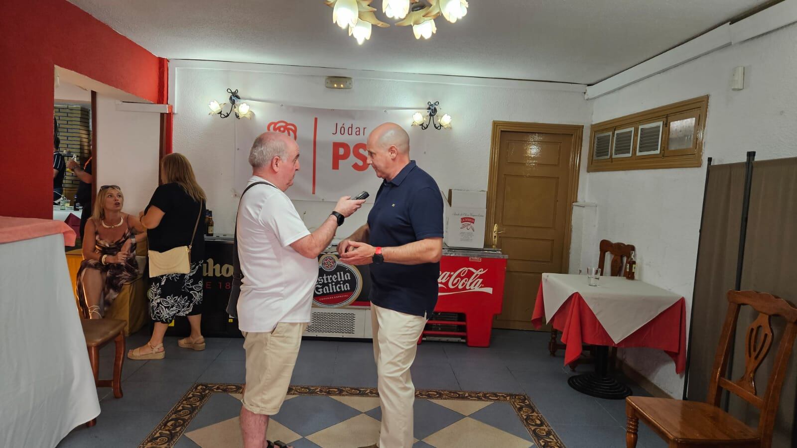 Momento de la entrevista a José Luis Hidalgo, diputado de Servicios Municipales y concejal