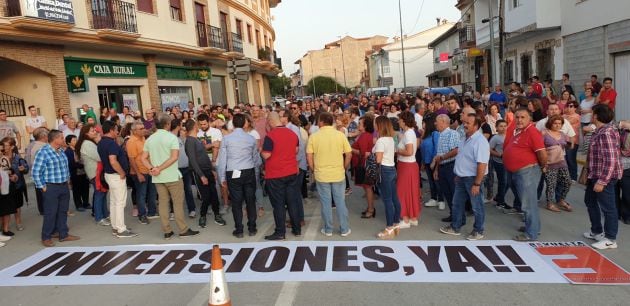 Manifestación en Benamaurel