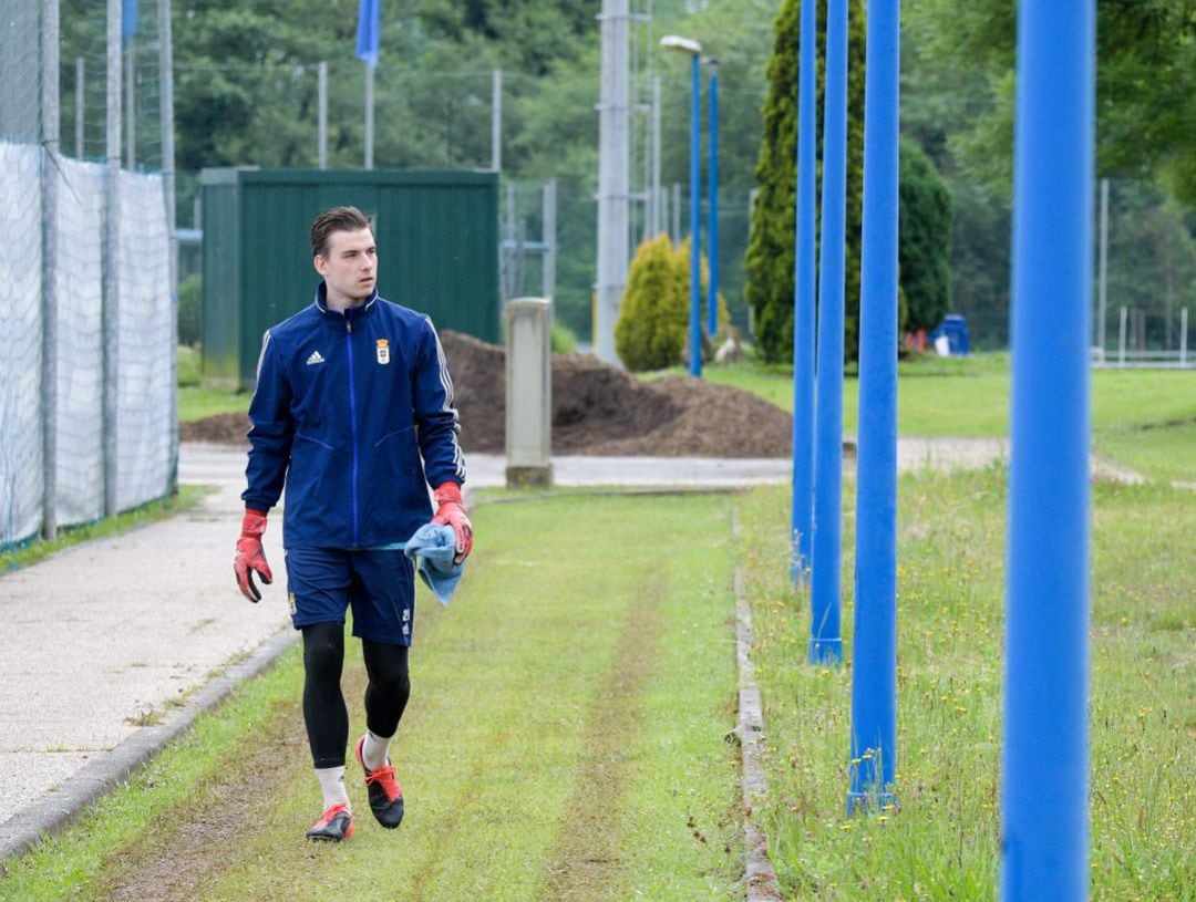 Lunin y Alfonso Herrero en El Requexón.