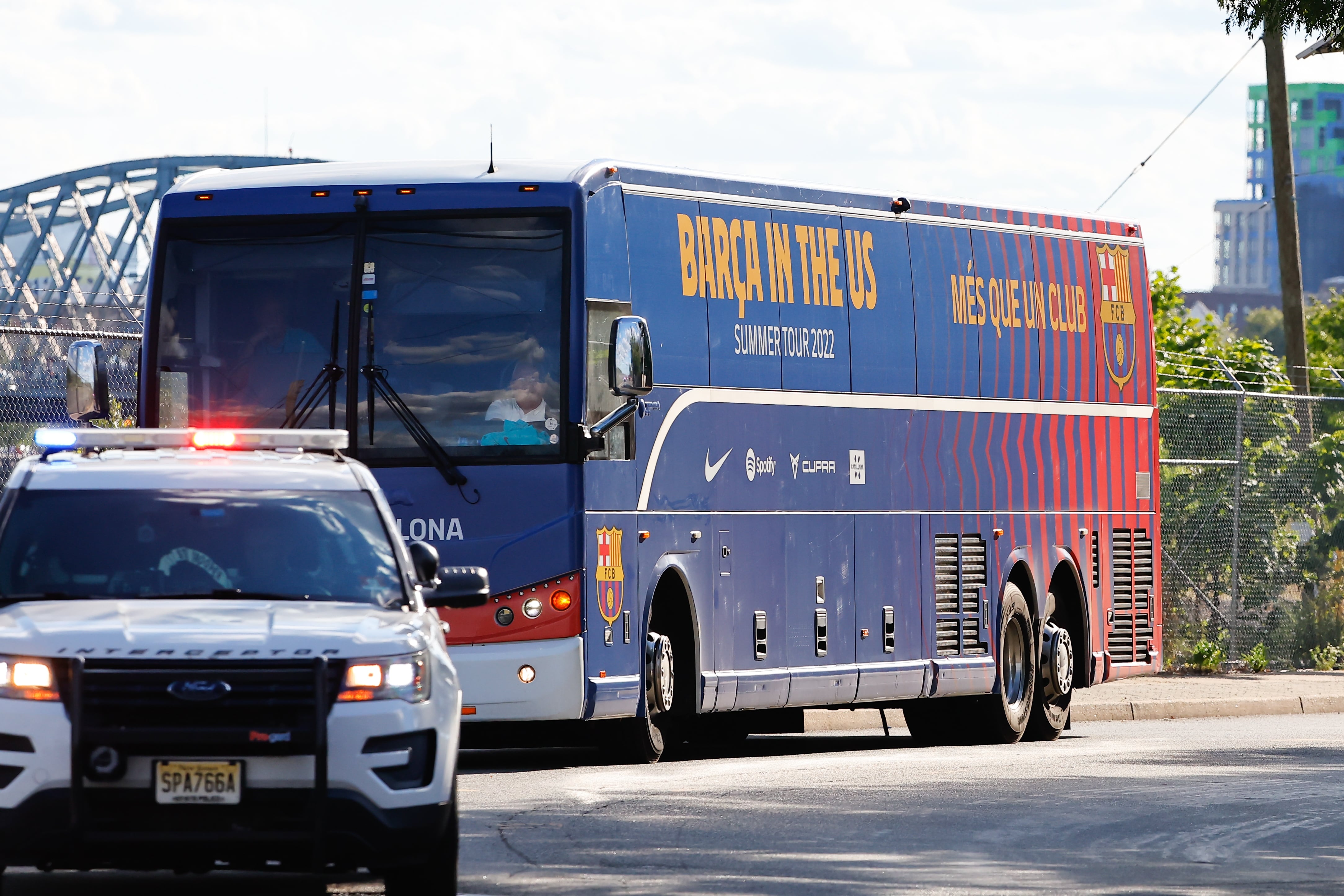 El autobús del FC Barcelona, en una imagen de archivo