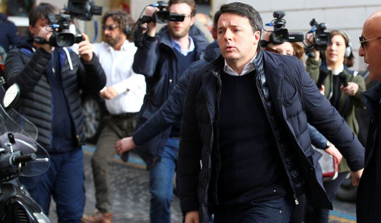 El ex secretario general del Partido Demócrata italiano Matteo Renzi.