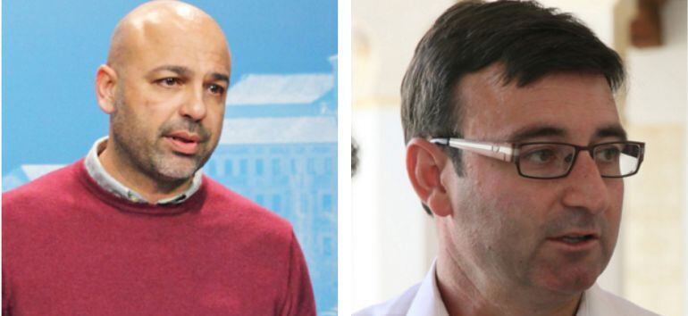 José García Molina (Podemos) y Daniel Martínez (IU)