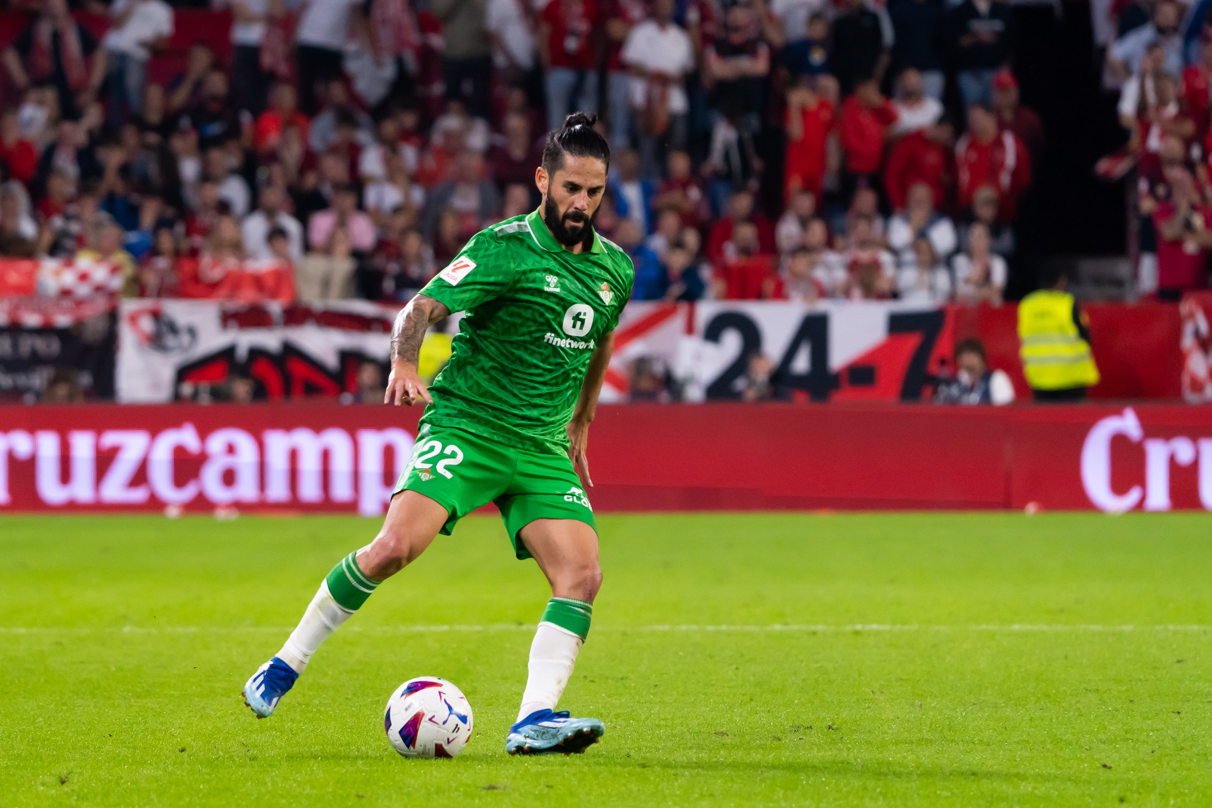 Isco, durante el partido entre Sevilla y Betis