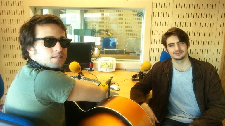 Jaime Arístegui y Jorge Diéguez componentes de Destino 48 en Ser Gijón