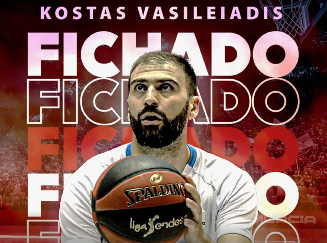 Kostas Vasileiadis llega al UCAM Murcia CB