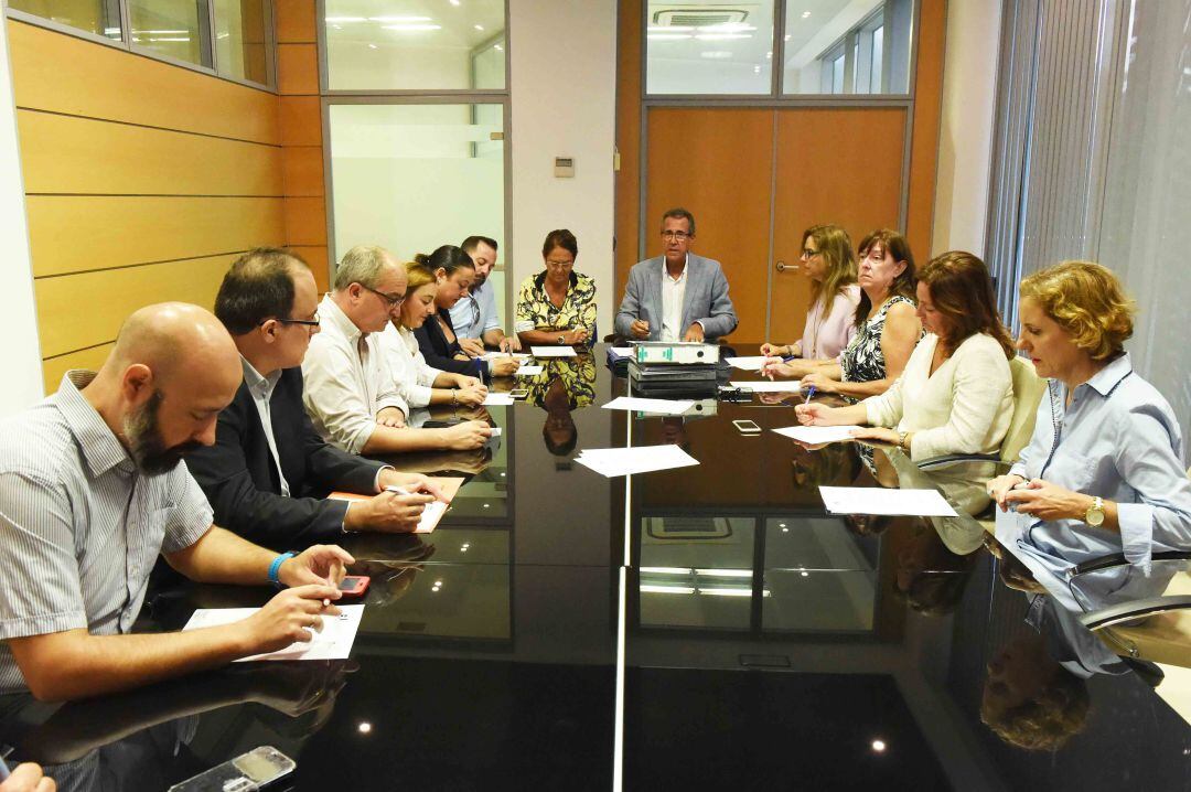 Reunión de la gerencia de Urbanismo de Algeciras