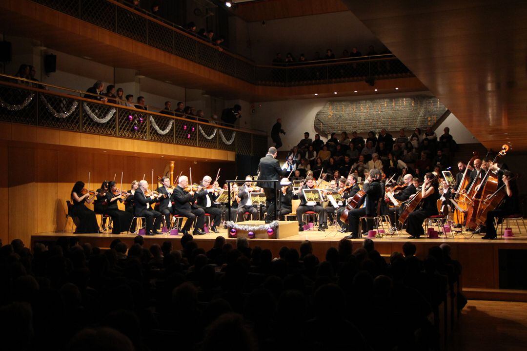 Aspecte de l'Auditori Nacional, durant el tradicional Concert de Cap d'Any.