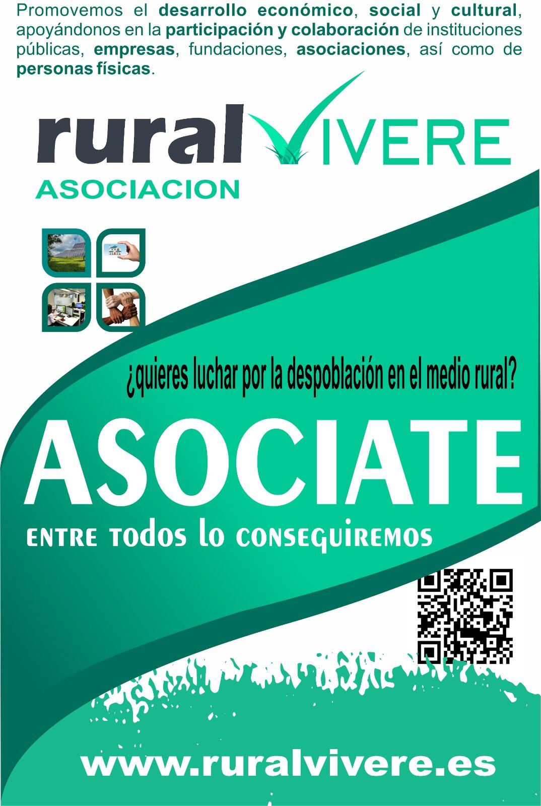 Cartel proyecto de dinamización de la vivienda rural