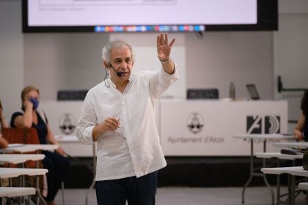 Josep Alzamora, experto en competitividad, durante una de las sesiones