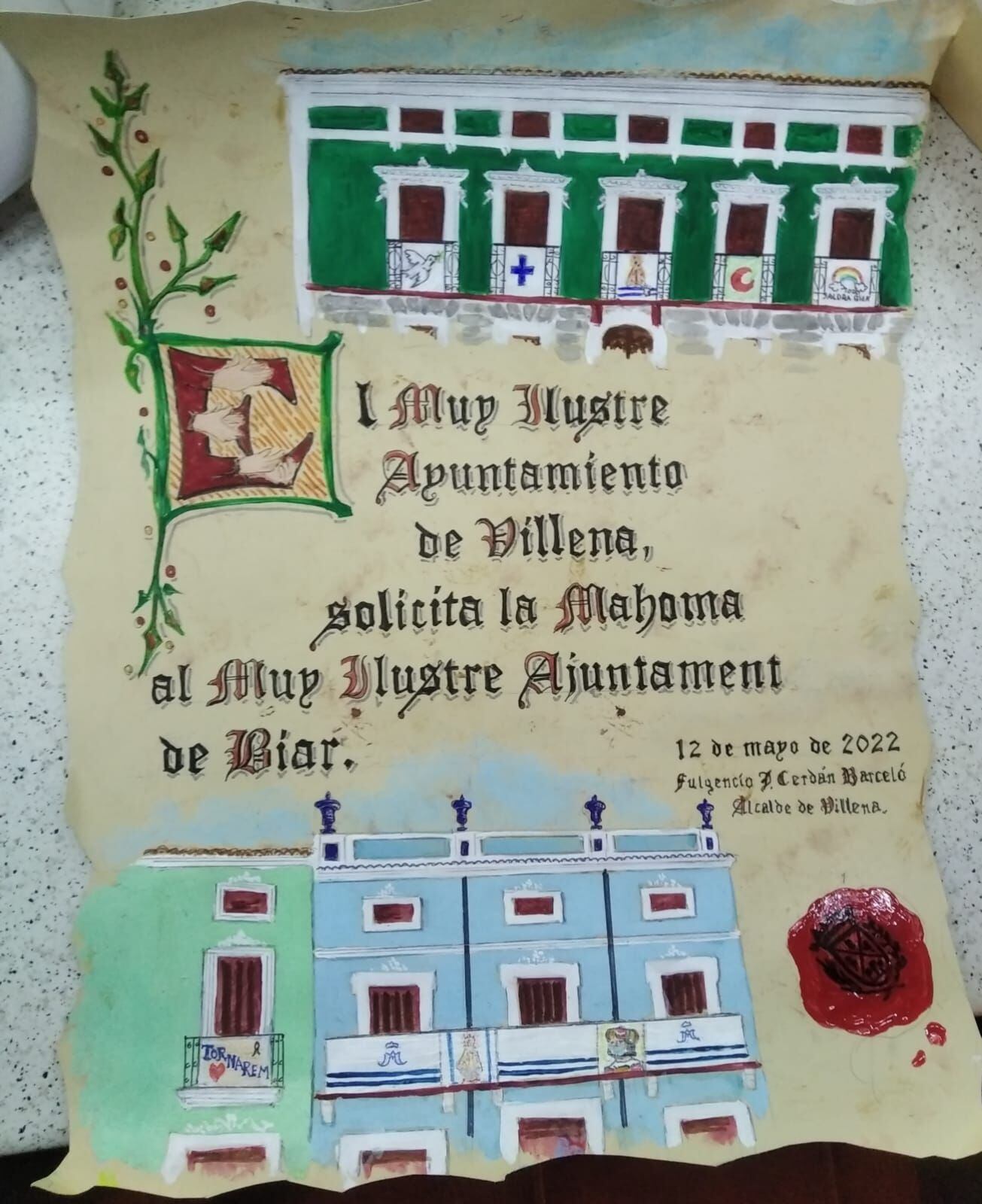 Pergamino de la Mahoma