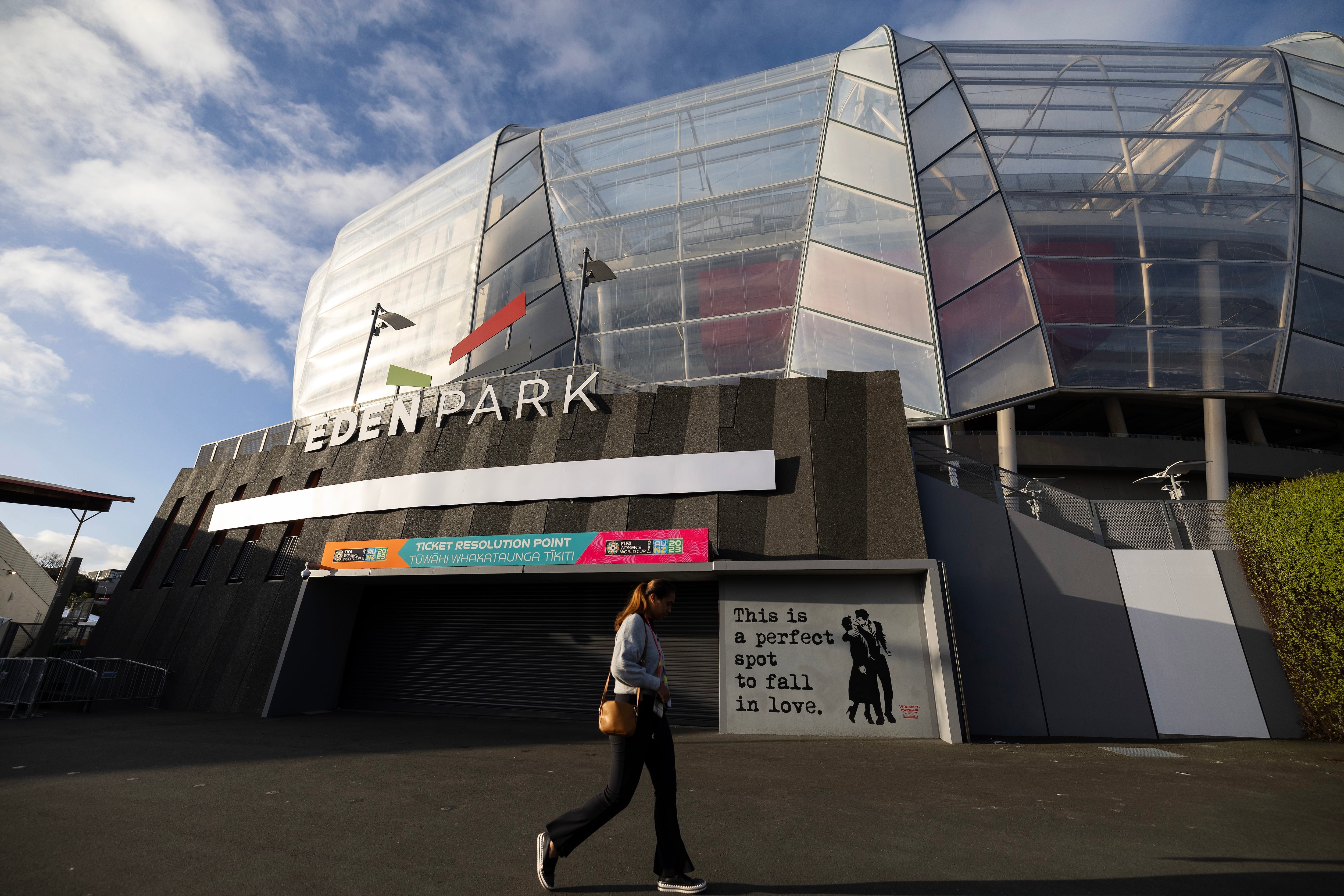 Imagen del Eden Park Stadium, donde tendrá lugar el partido inaugural del Mundial de fútbol femenino