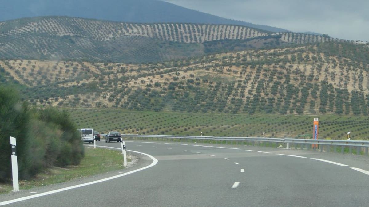 Un accidente provoca el corte de la A-44