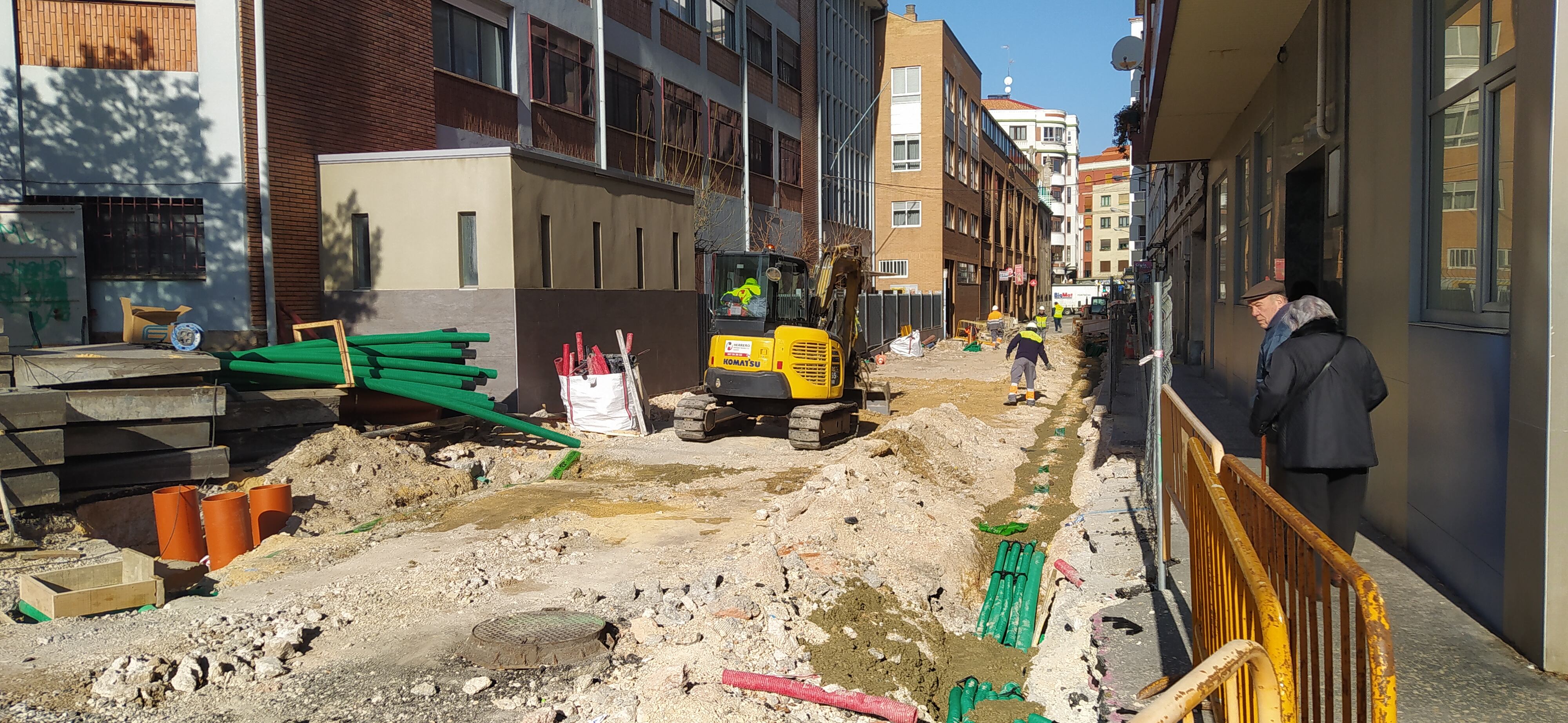 Las obras de peatonalización de la calle San Julián deben estar terminadas el 5 de abril