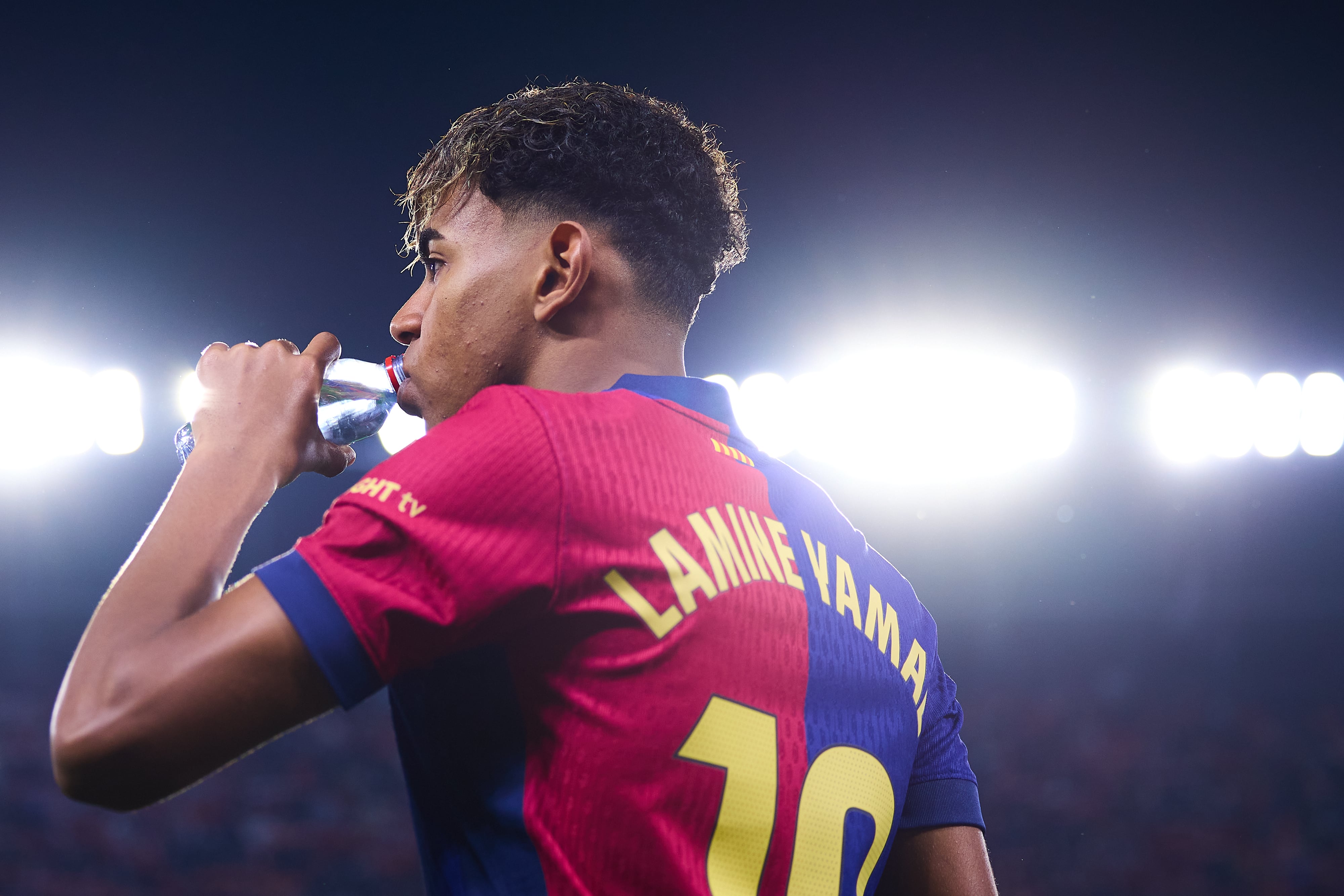 Lamine Yamal, durante el partido de LaLiga entre Sevilla y Barça