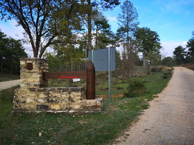 Desvío hacia el Sumidero y la Parcela Reserva.