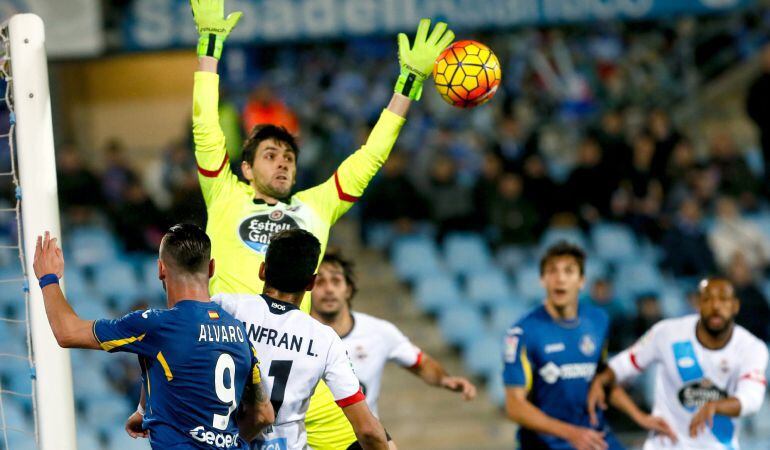 El Getafe C.F. empató su último partido en casa ante el R.C. Deportivo de La Coruña