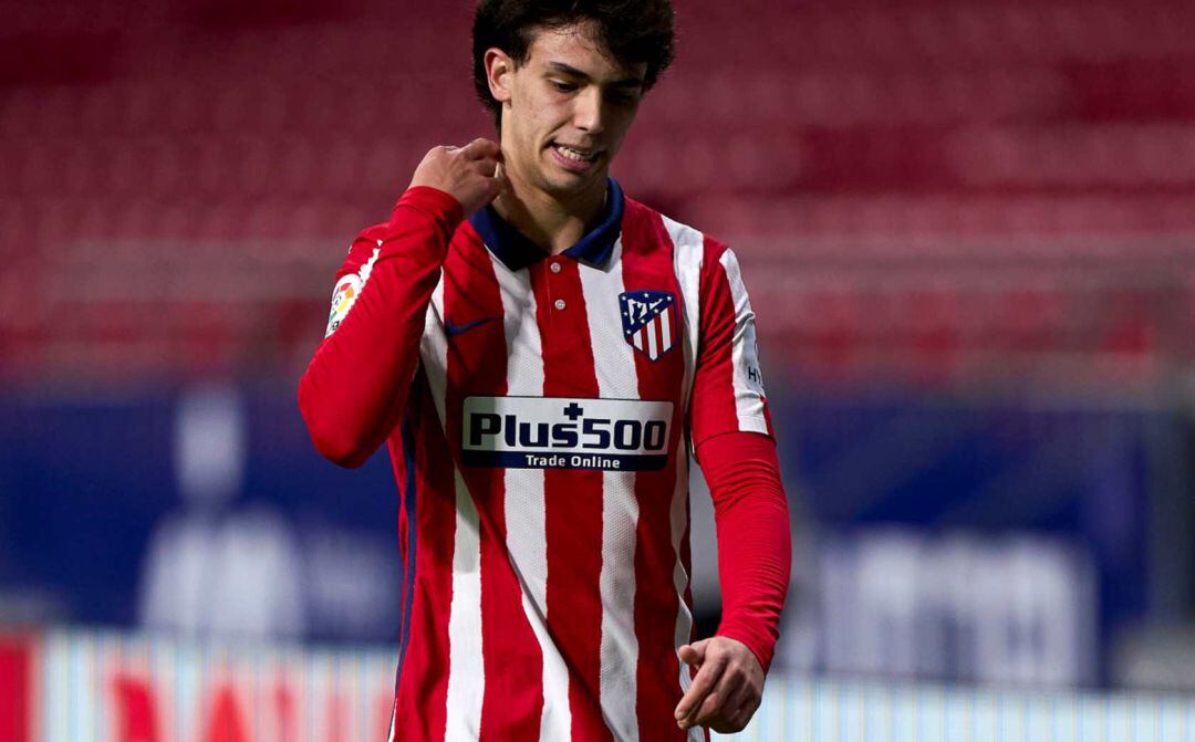 El delantero portugués del Atlético de Madrid Joao Félix.