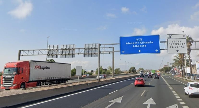 Autovía V-21 (Pista de Silla) en una imagen de archivo.