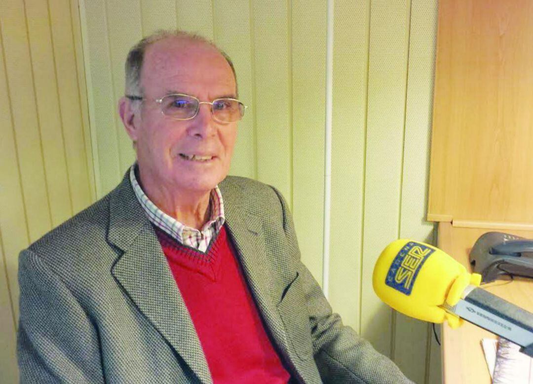 Pepe Ravelo durante una entrevista en la Cadena SER 