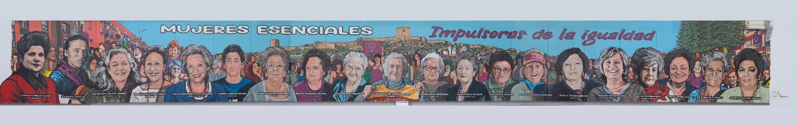 Mural Mujeres Esenciales de Lorca