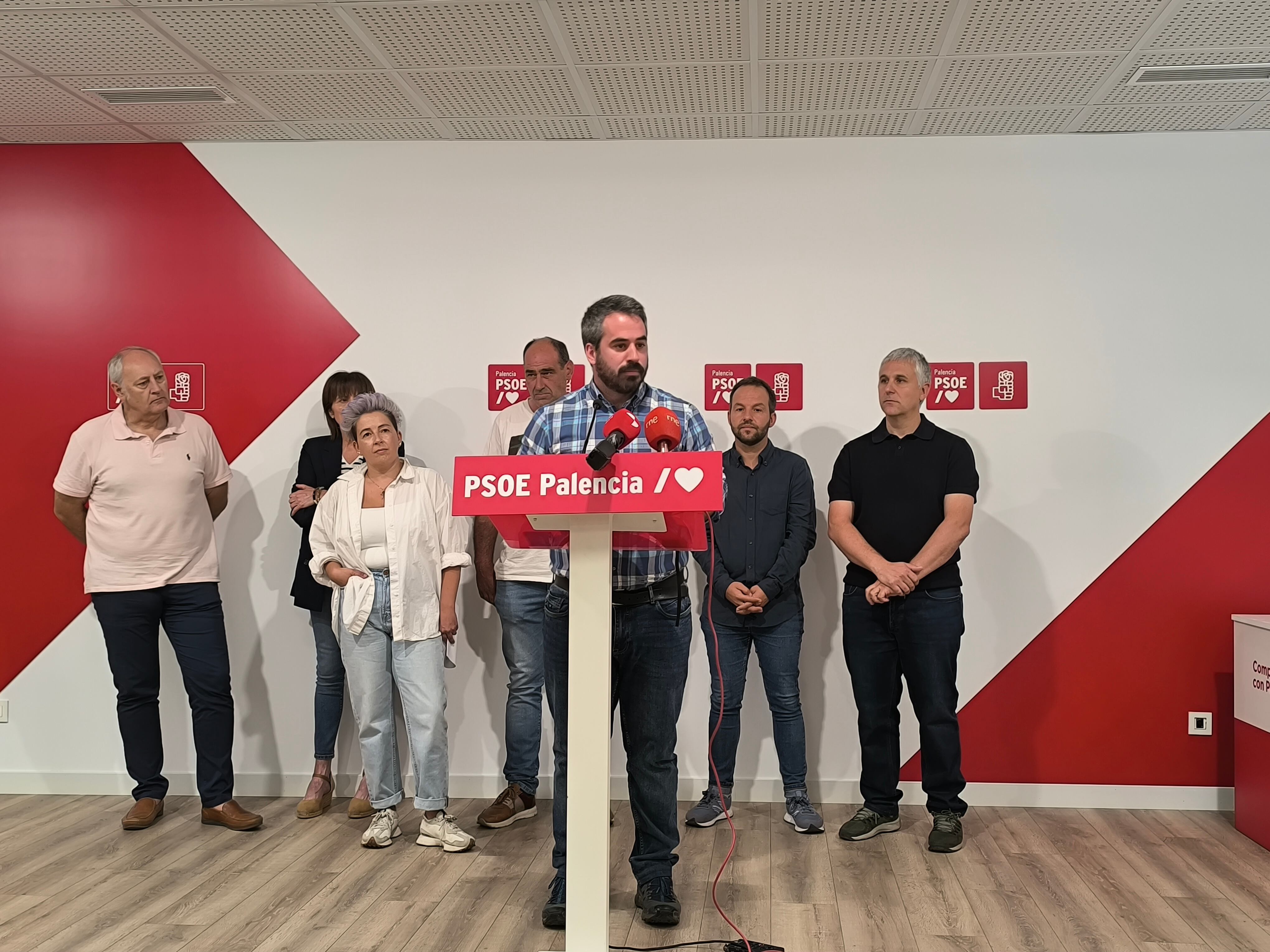 Representantes socialistas de los municipios de la montaña palentina