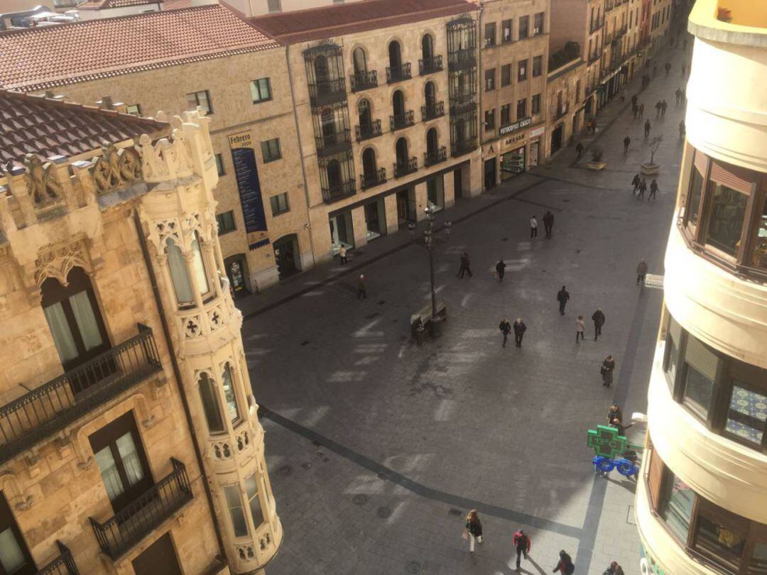 Centro de la capital charra.