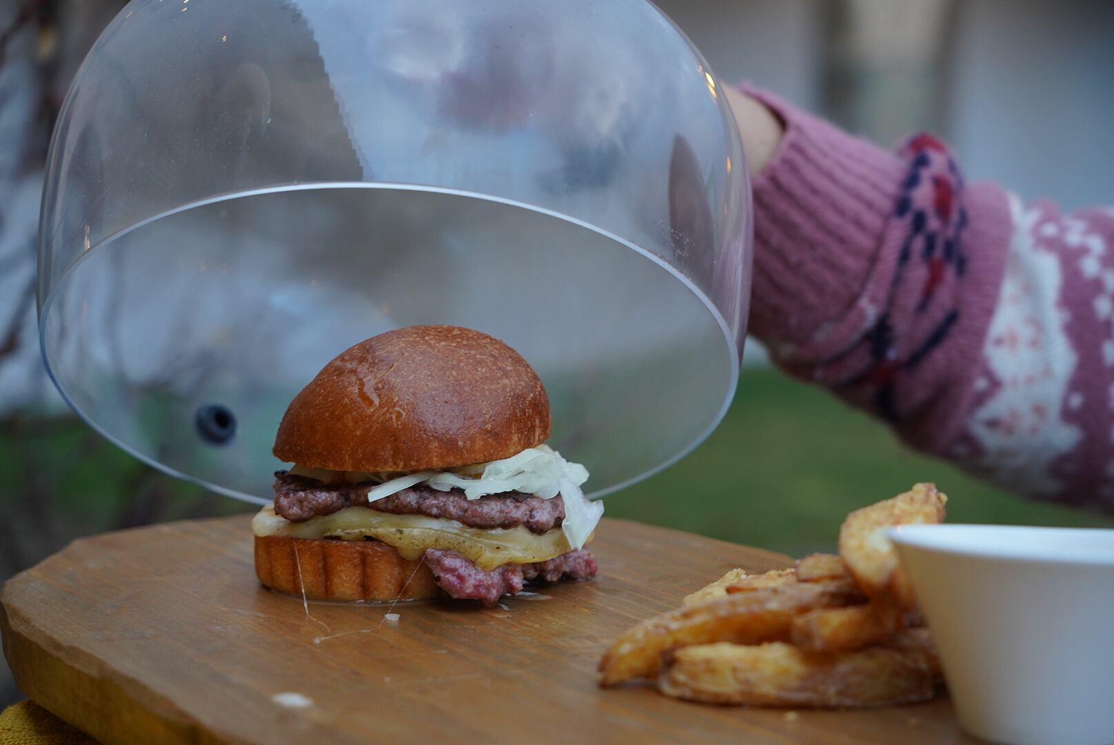 Una de las hamburguesas presentadas al Huesca Burguer Fest