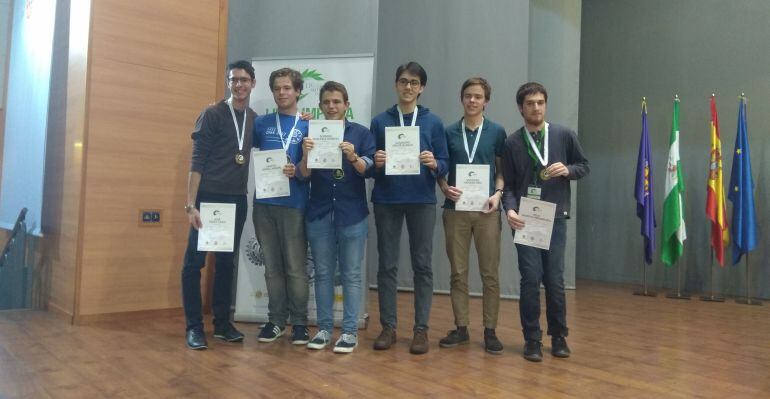 Ganadores de la Olimpiada Matemática.