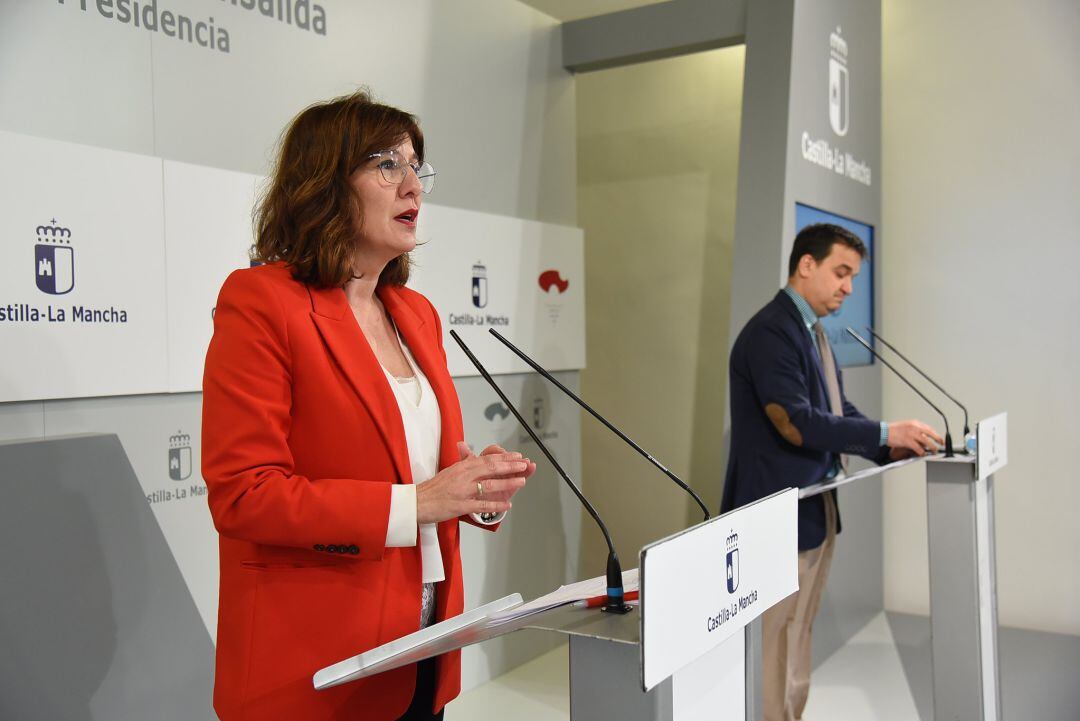 Blanca Fernández y Francisco Martínez Arroyo, Consejeros portavoz y de agricultura