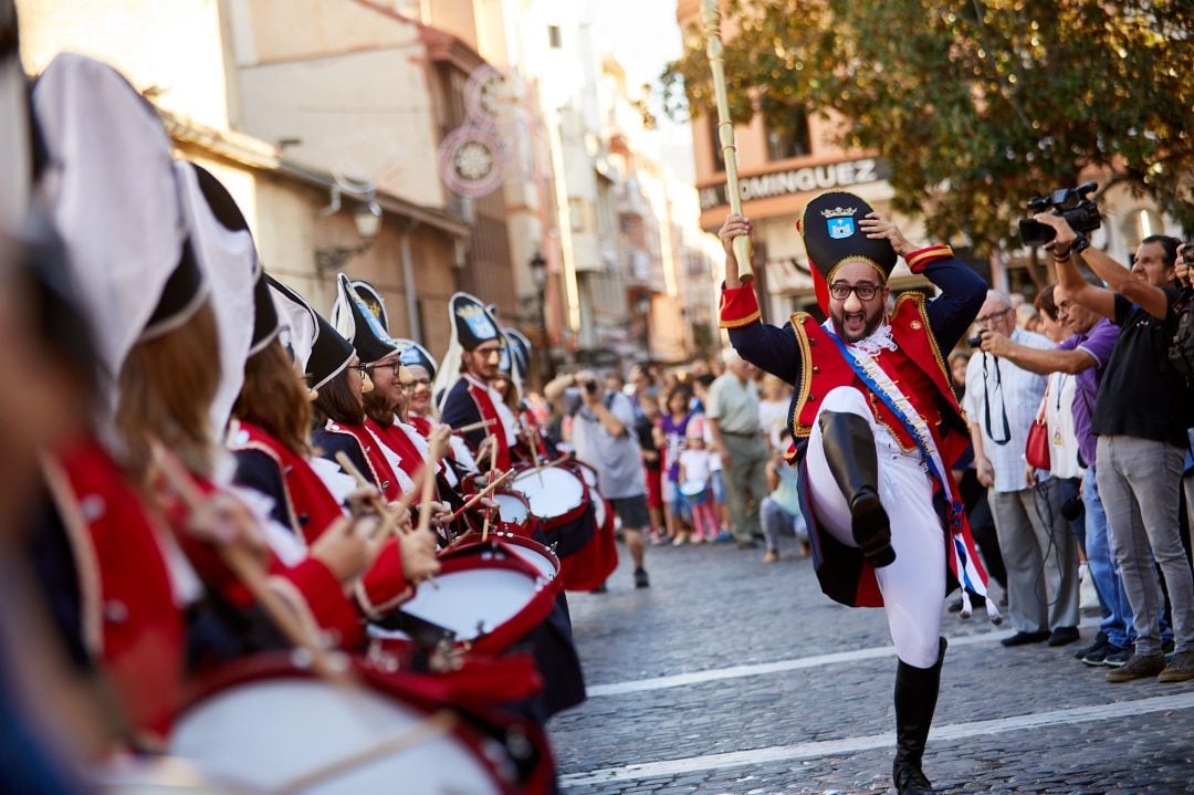 Imagen del Tio de la Porra en la Fira i Festes de Gandia. 