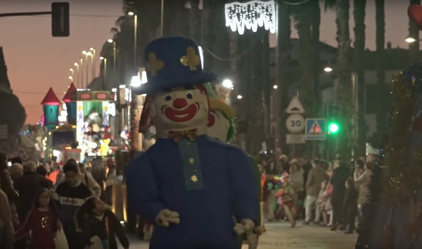 La Cabalgata de Reyes Magos de Baeza en una edición anterior