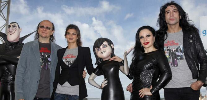 Las voces del 'Hotel Transilvania' presentando la película en el Festival de Sitges