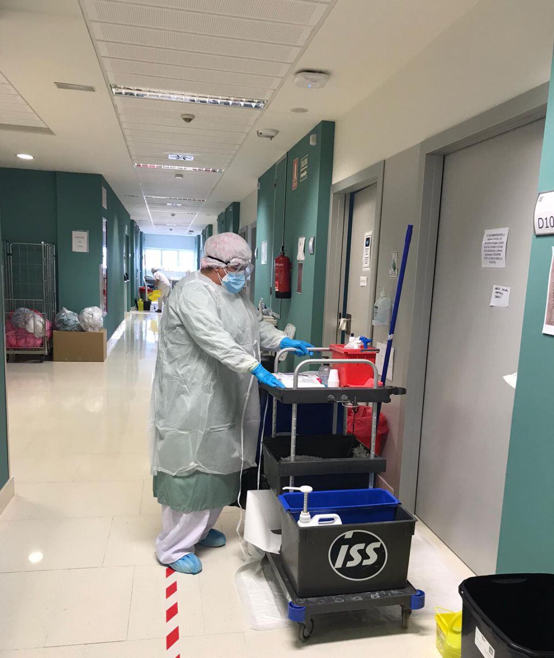 Planta Covid-19 en el hospital Francesc de Borja de Gandia