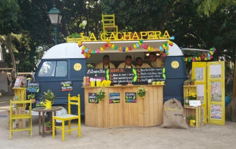 La gastroneta &quot;La Cachapera&quot; en Barcelona