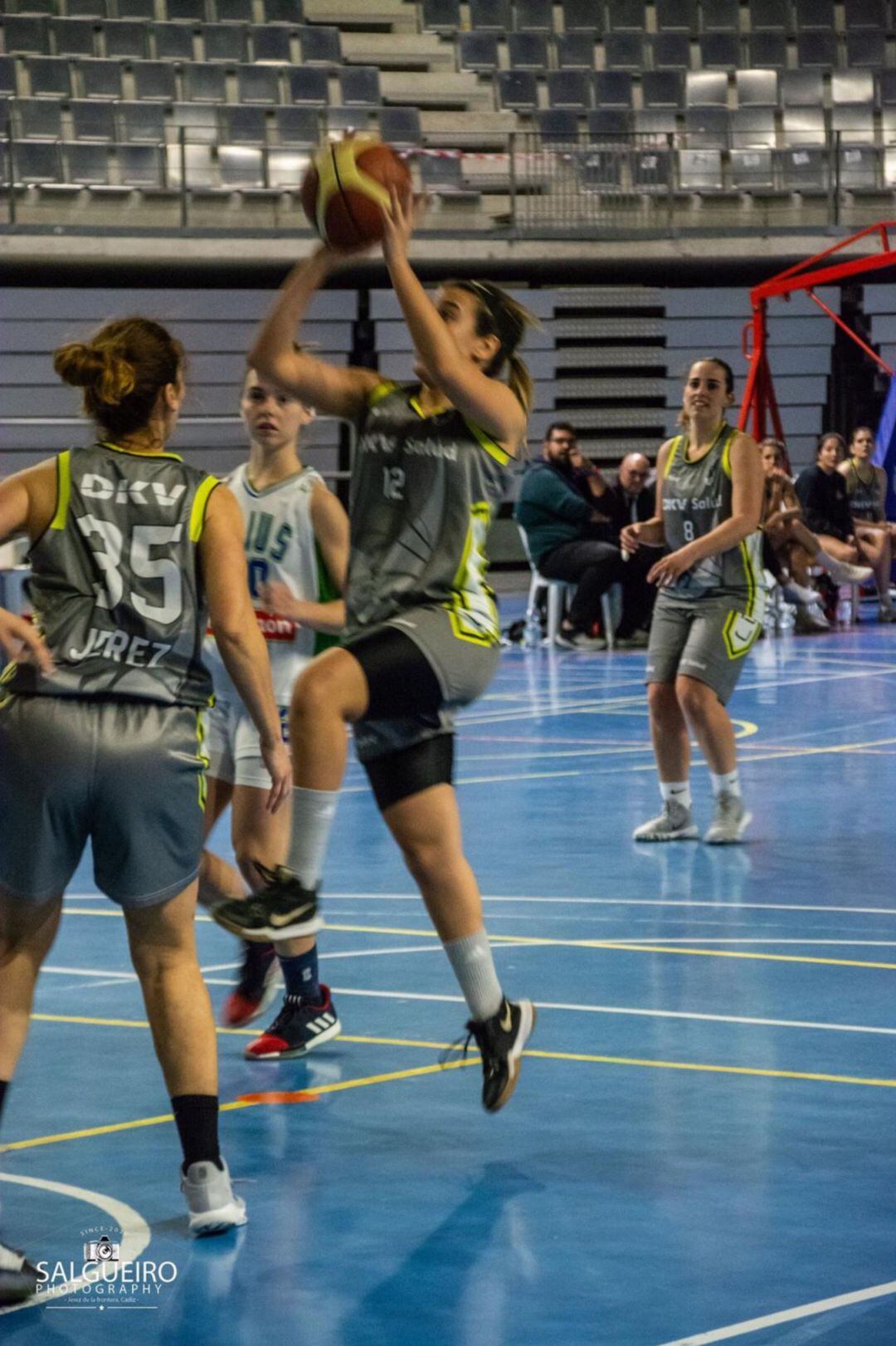 Claudia Silva durante un partido la pasada temporada