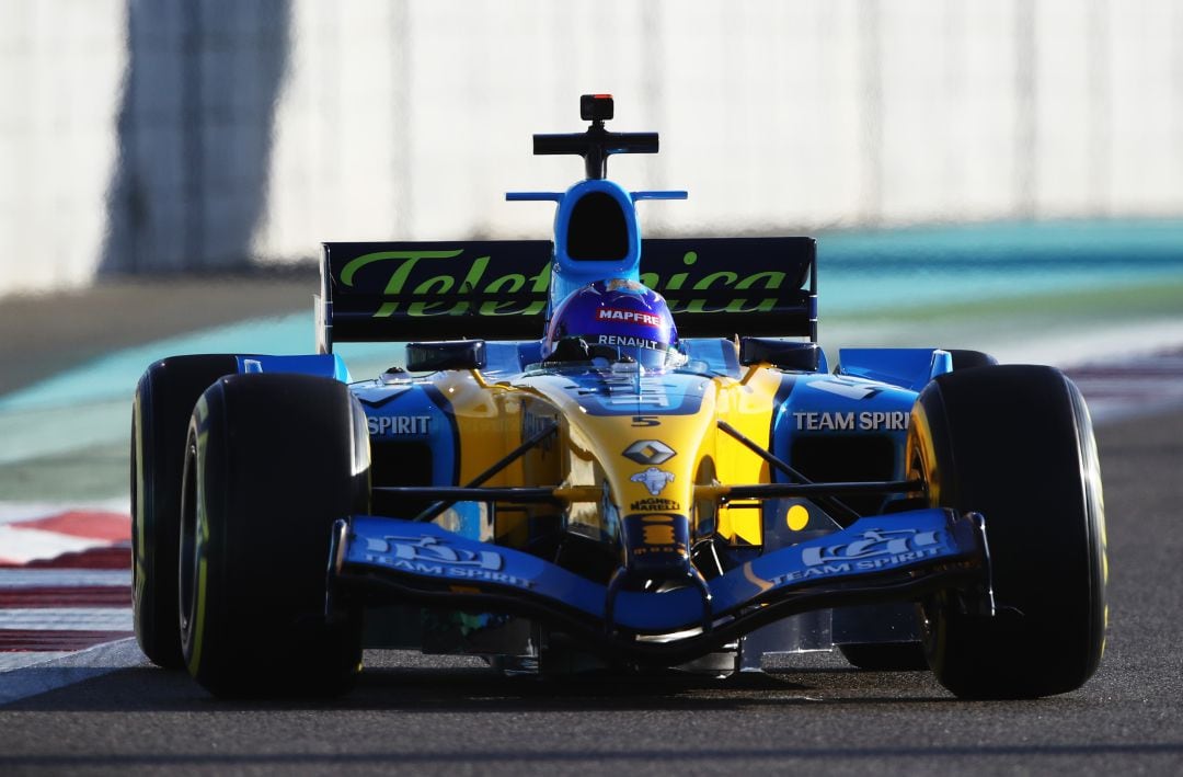 Fernando Alonso, en Abu Dhabi, este viernes