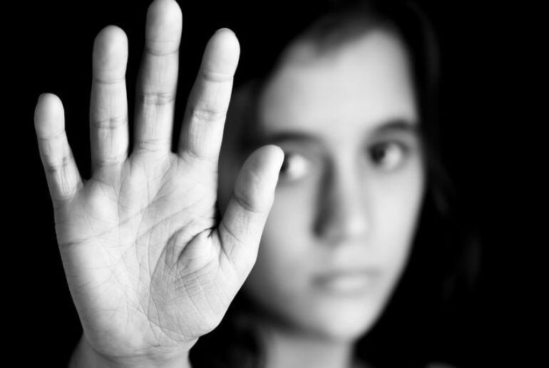 Los menores también son víctimas en la violencia de género. 