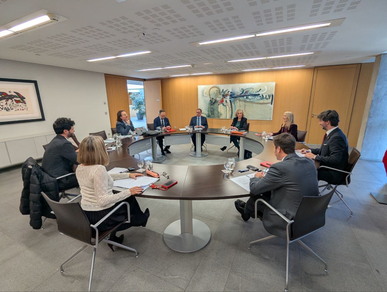 Reunió mensual de la Junta de Presidents al Consell General