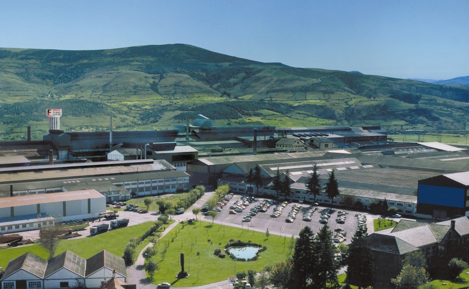 Vista aérea de Reinosa Forgings & Castings.