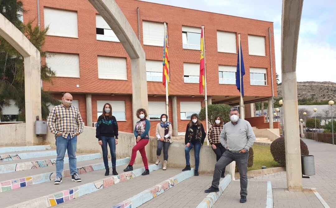 Equipo directivo del centro en Elda