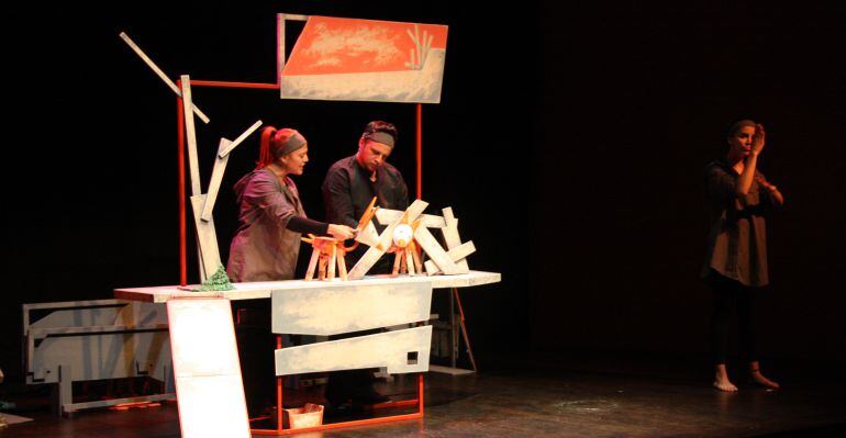 Un dels espectacles de l'última Fira de Titelles de Lleida.