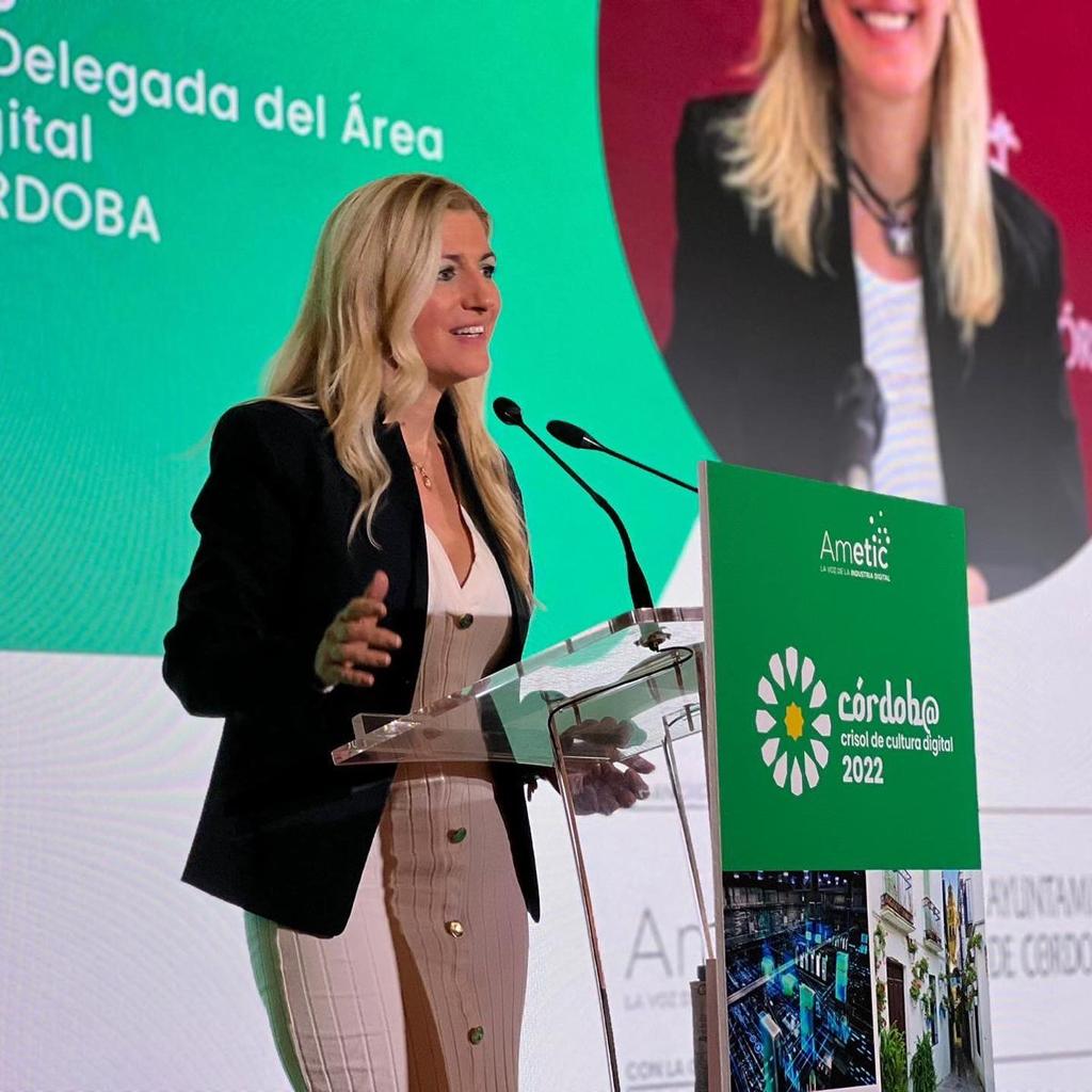 Lourdes Morales, teniente de alcalde de Transformación Digital del Ayuntamiento de Córdoba