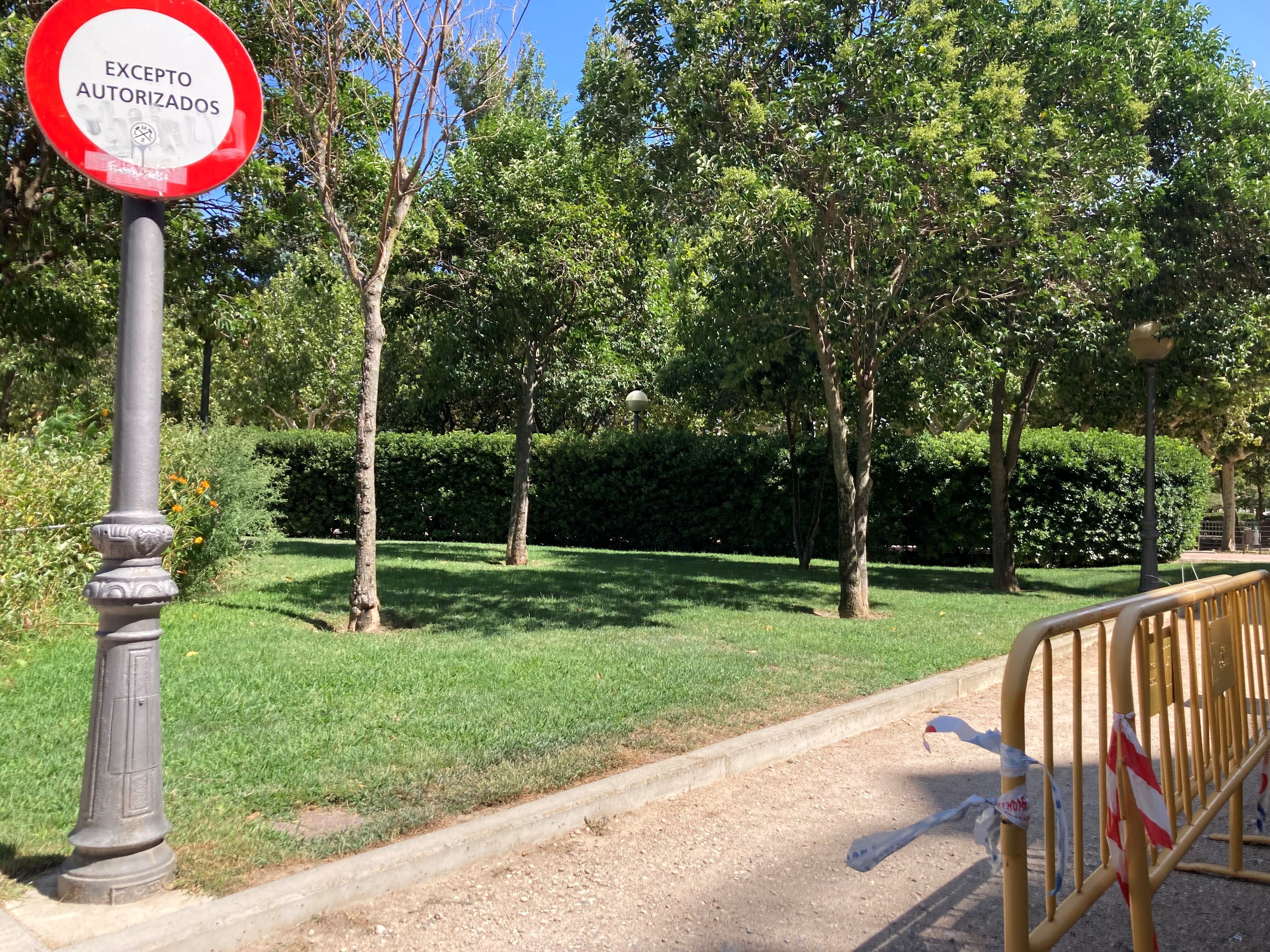 Cierra el parque Miguel Servet por la previsión de viento