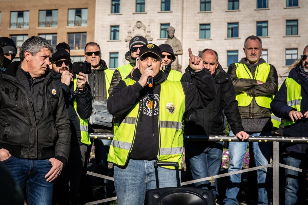 Tito Álvarez, fundador de Élite Taxi el sindicato mayoritario de taxistas de Barcelona.