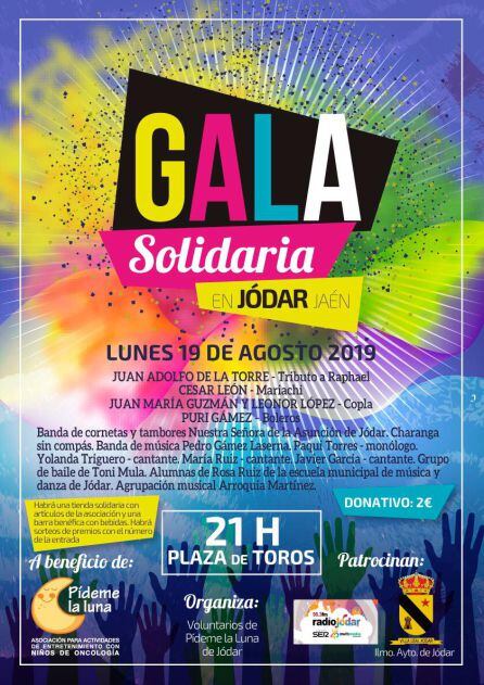 Cartel anunciador de la Gala Solidaria