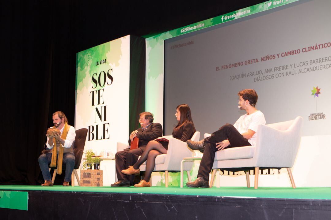 Debate entre Joaquín Araujo, Ana Freire, Lukas Barrero y Raúl Alcanduerca