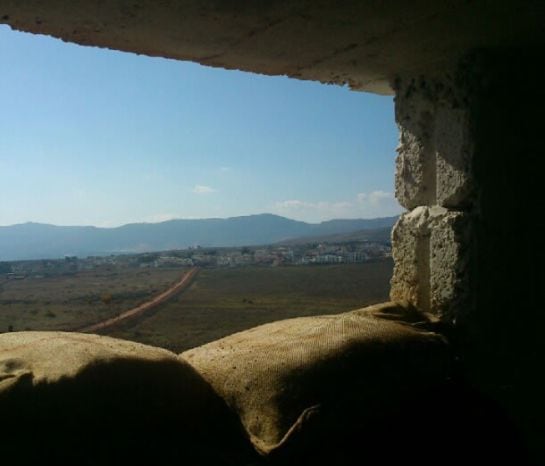 Posición de ONU en la frontera entre Líbano e Israel, el puesto de observación donde se encontraba el militar español