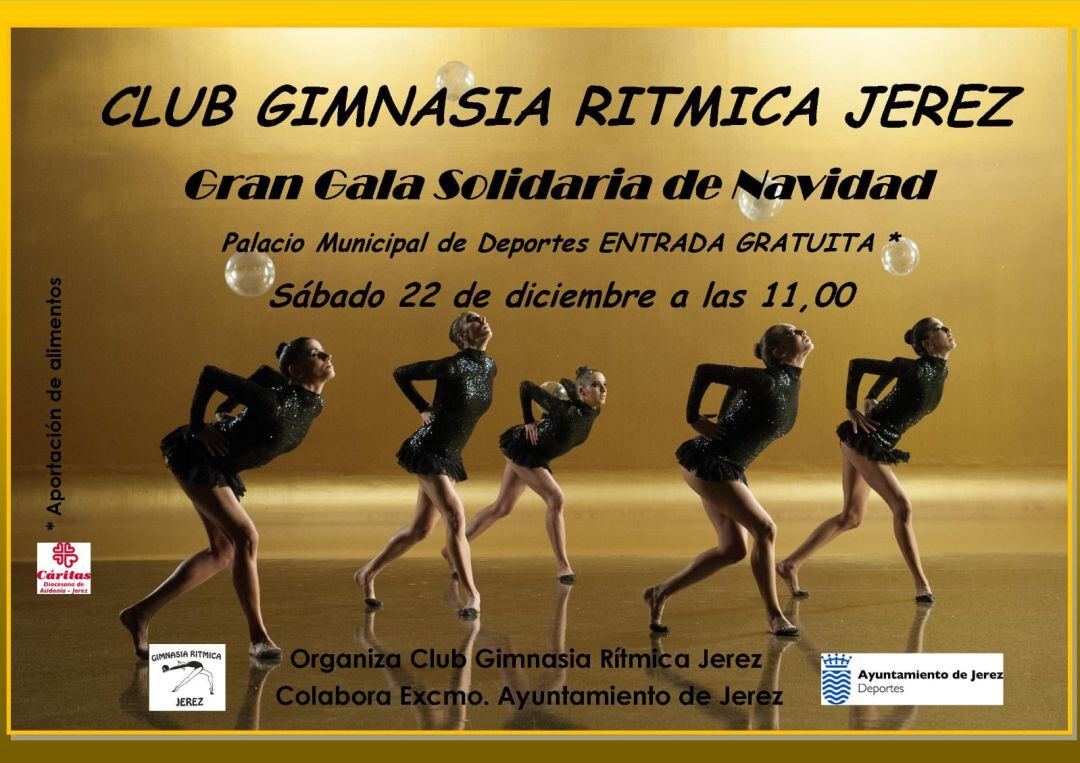 Cartel de la Gala Solidaria de Navidad