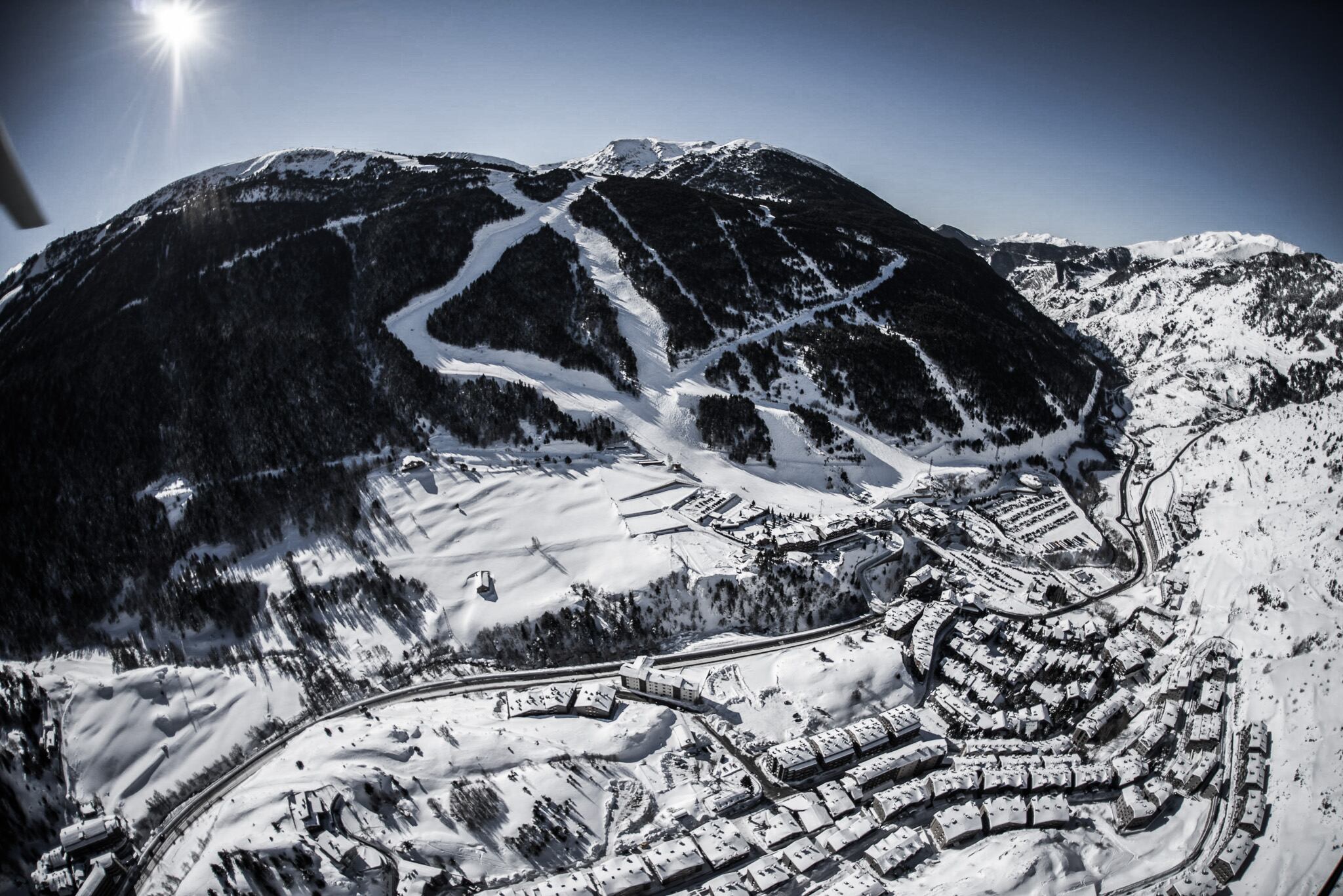 Sector de Soldeu de l'estació d'esquí de Grandvalira.