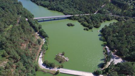 Encoro de A Baxe a vista de dron